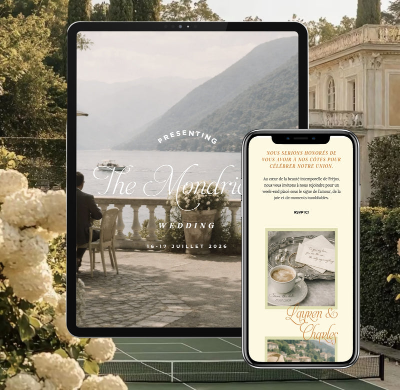 Bellagio / Luxury Wedding Website