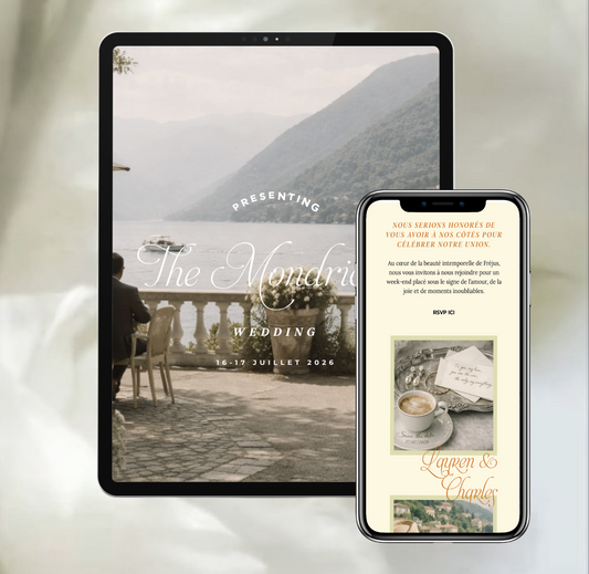 Bellagio / Luxury Wedding Website